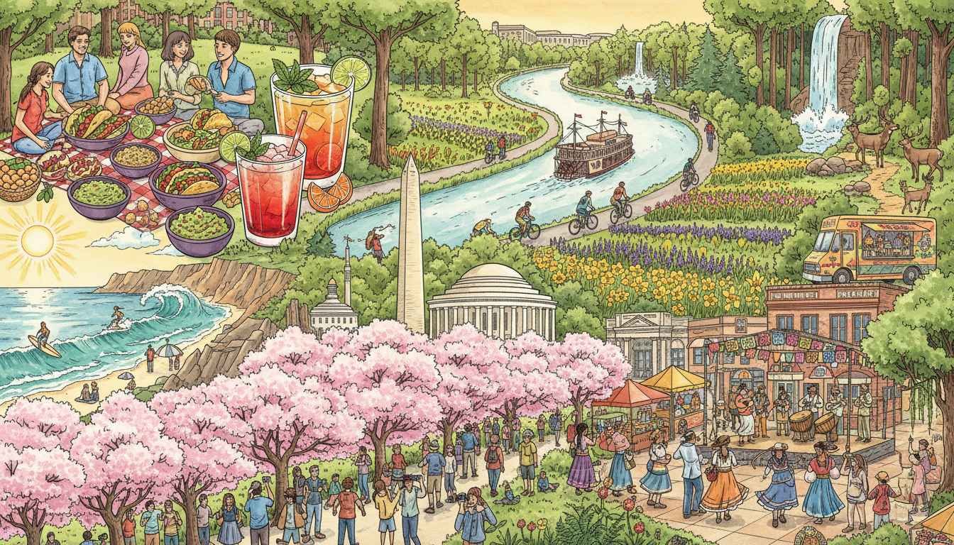 best places to visit in spring in usa