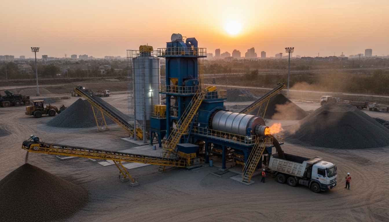 asphalt drum mix plant manufacturer