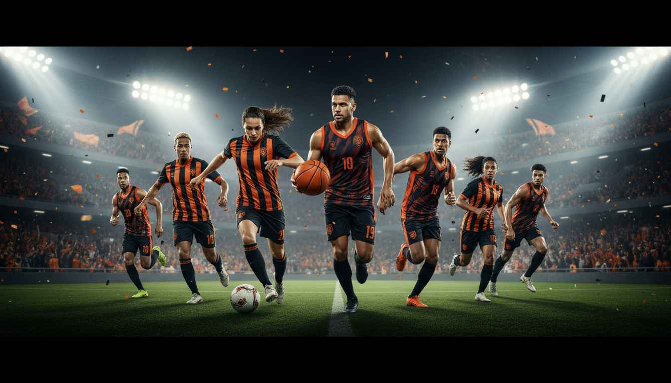 black and orange sports teams