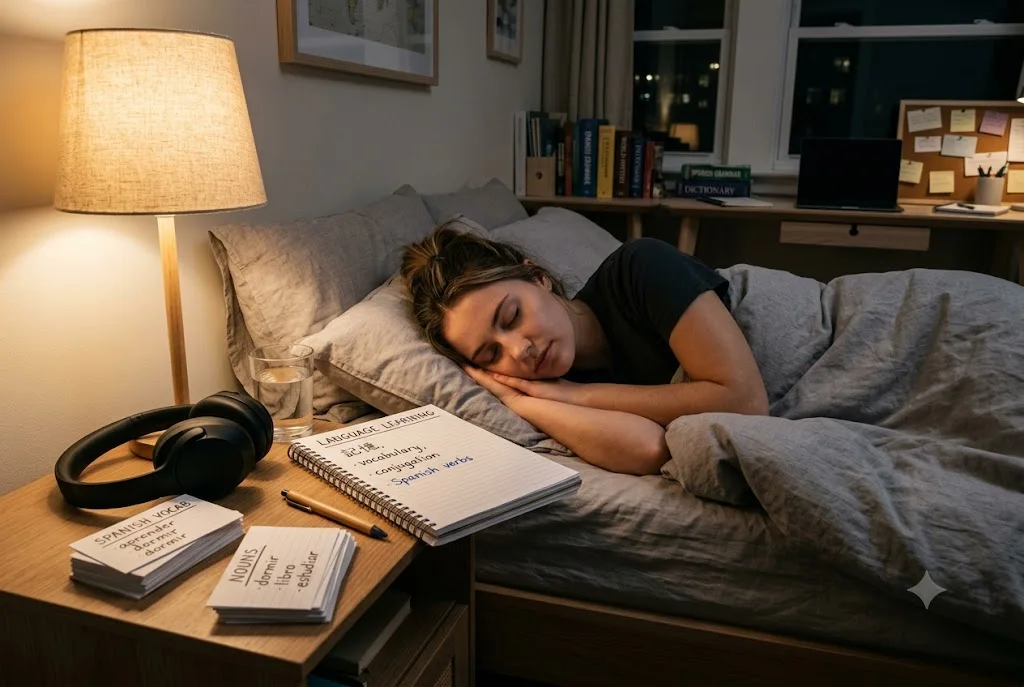 Student exploring can you learn a language in your sleep through study and healthy sleep habits
